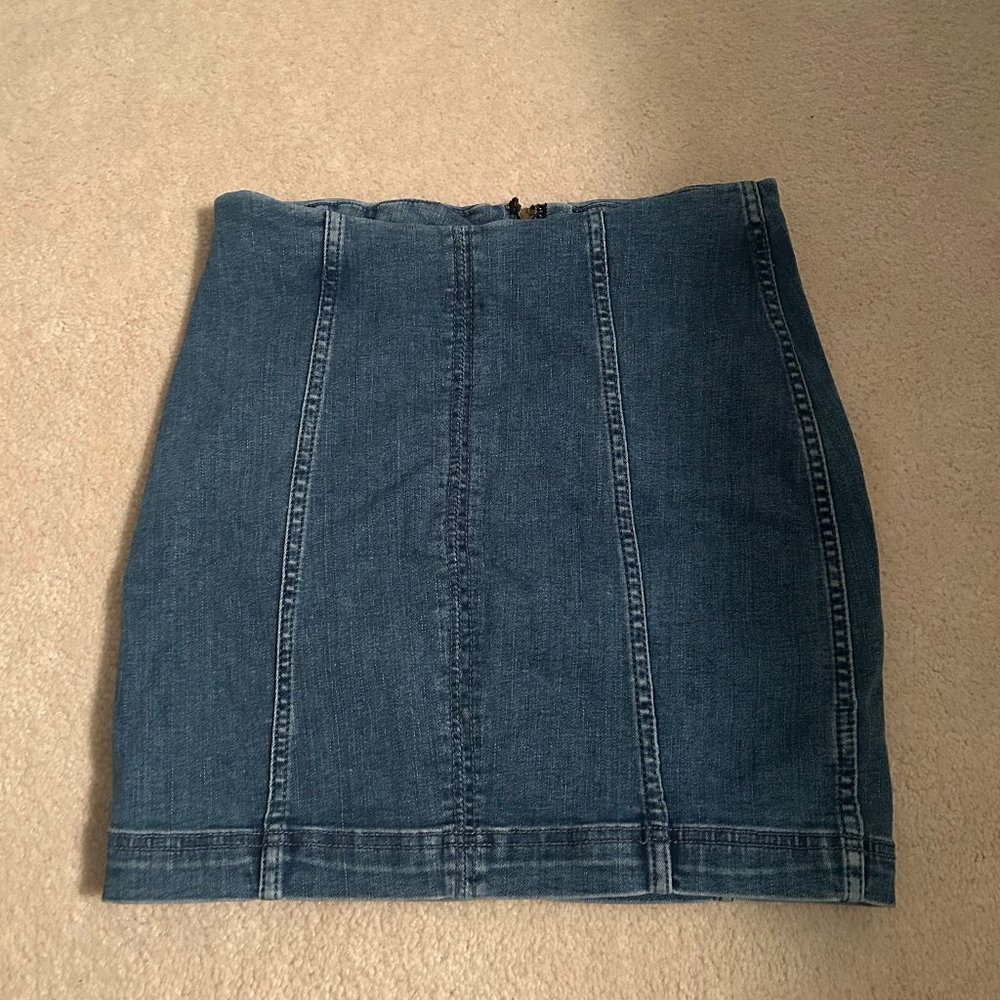 Free People Denim Skirt